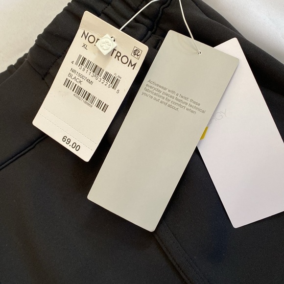 NWT 🖤 Zella Sleek Track Pants/Joggers, Side Pockets, Back Zip Pocket Black XL - Picture 7 of 16